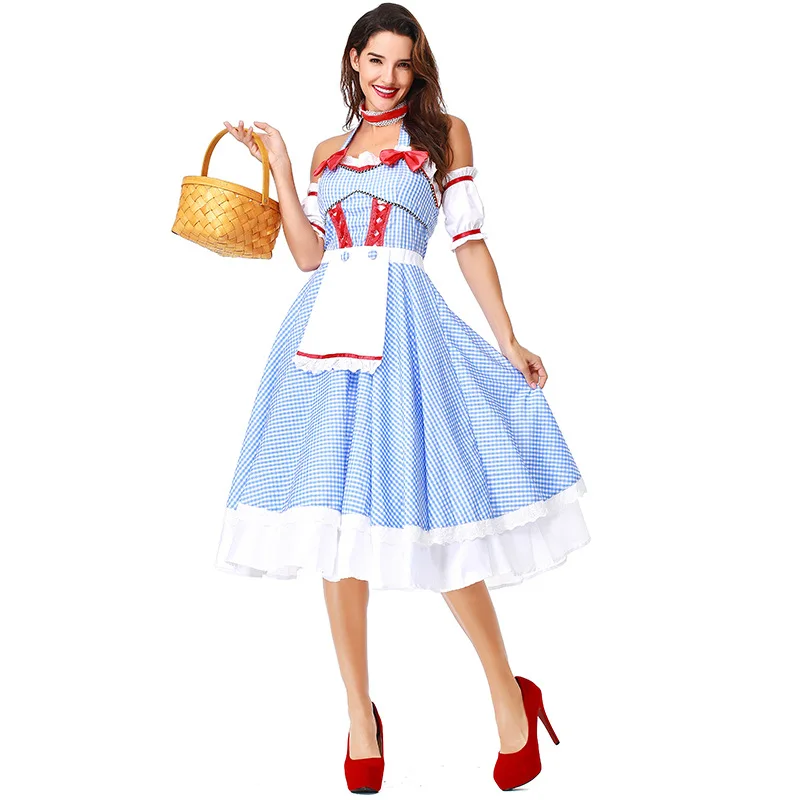 Umorden Канзас Cutie Dorothy волшебник Оз костюм платье для женщин взрослых Хэллоуин