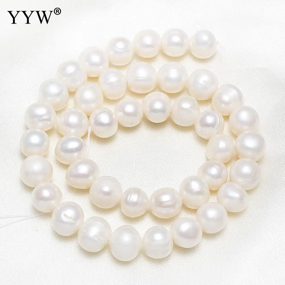 Бусины из пресноводного жемчуга в стиле барокко, 10-11 мм, Приблизительно 0,8 мм