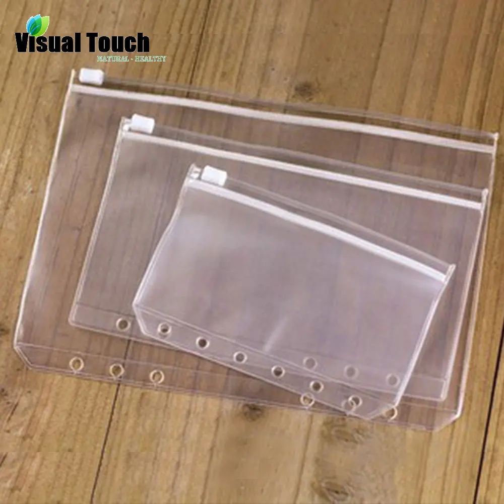 Сумка на Молнии viary Touch из ПВХ A5/A6/A7 сумки для банкнот с отделениями карт школьные и