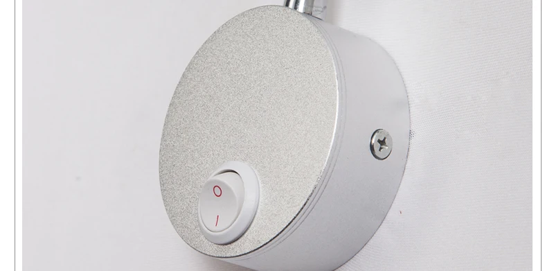 Wandlamp светодиодные настенные лампы 5 Вт с выключателем Ac90-260v прикроватный светильник для спальни регулируемый светильник для чтения Домашний Светильник Zbd0015