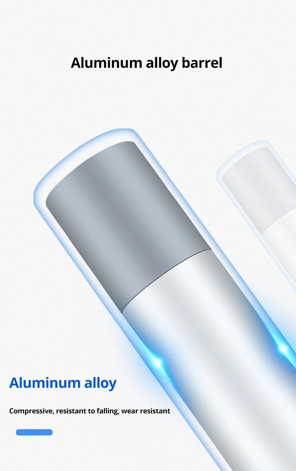 USB Перезаряжаемый простой Креативный светодиодный фонарик из алюминиевого сплава фокус 3 режима освещения 200 метров Расстояние освещения