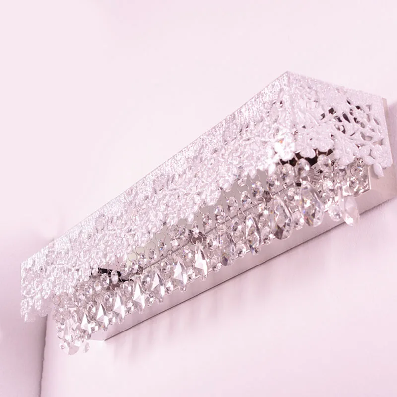 Светодиодный светильник с зеркальной головкой в европейском стиле|wall lamp light|crystal