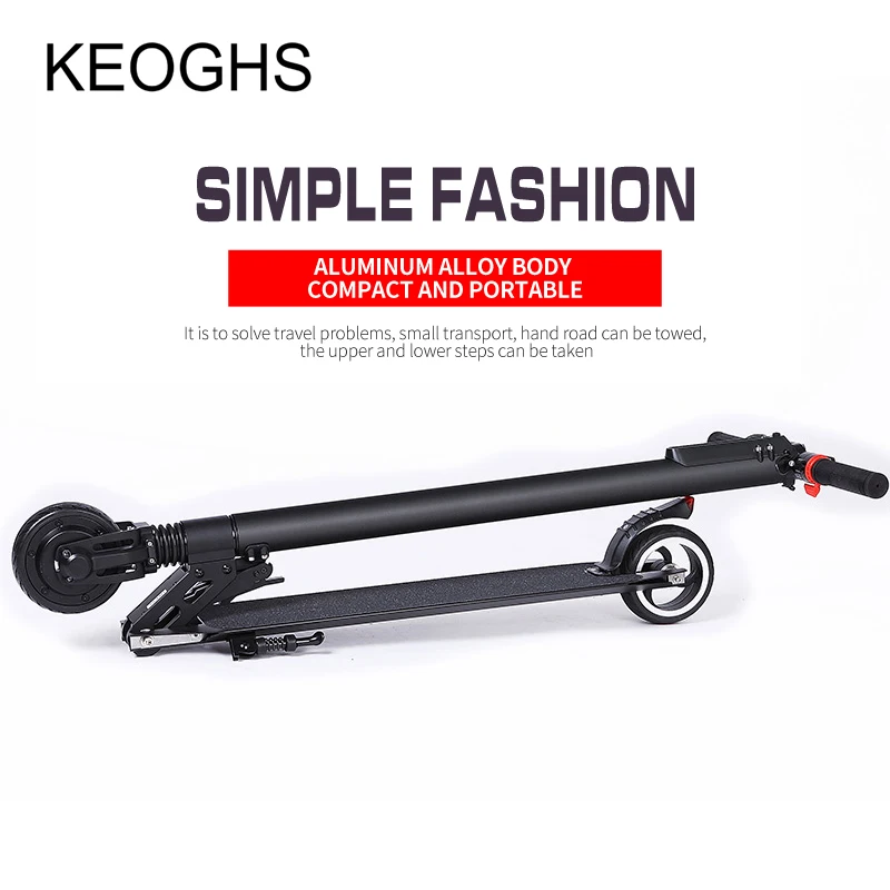 adult electric aluminium scooter foldable mini PU2 wheels lithium drive | Спорт и развлечения