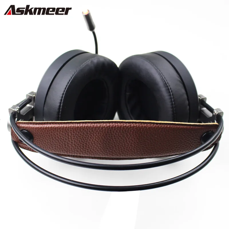 Askmeer V16 USB Профессиональный Стерео Игровые наушники с микрофонами светодио дный
