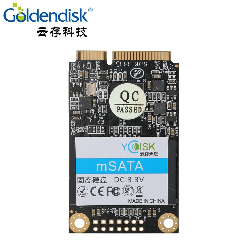 Goldendisk YCdisk серийный планшет 64 Гб mSATA SSD с кэшем для Intel samsung Gigabyte Thinkpad lenovo acer hp ноутбук мини ПК