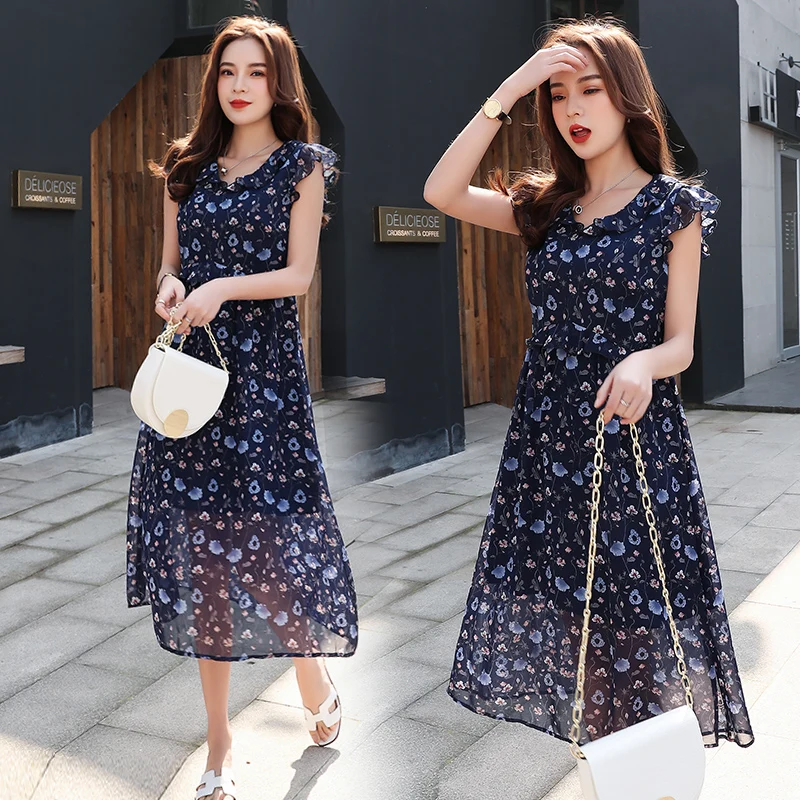 2019 Новое Фирменное летнее платье для детей беременных милые женские Цветочный