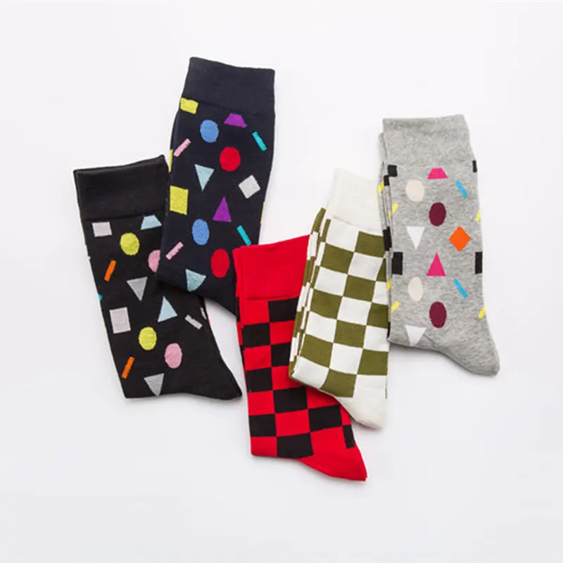 Джокер мужские хлопковые носки мода Счастливая пара носков мужской большой
