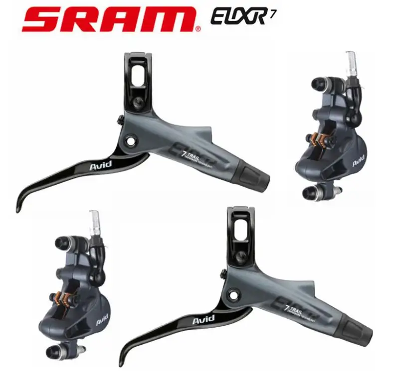 SRAM AVID Elixir 7/E7 гидравлические дисковые тормоза спереди и сзади желтовато