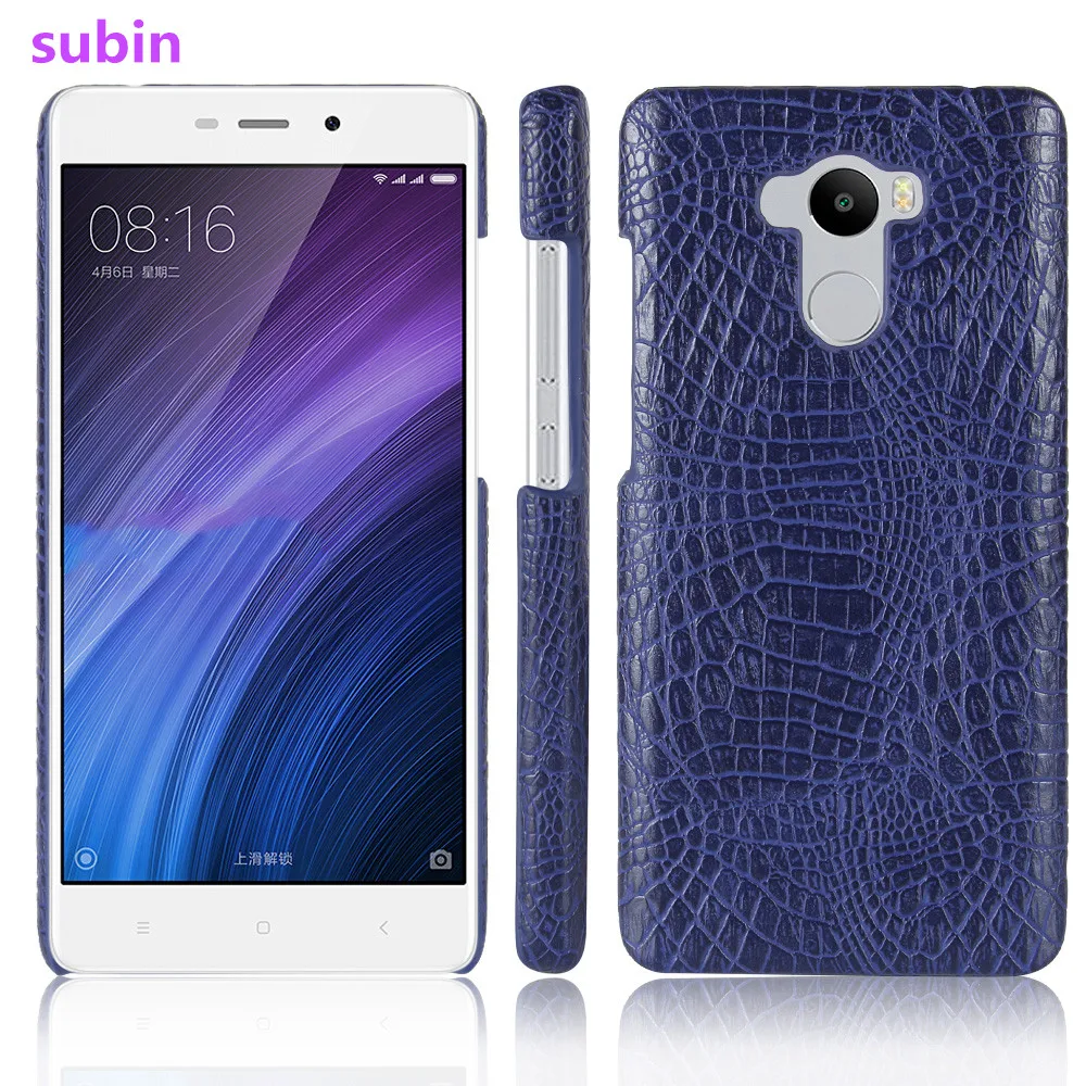 

New arrival For Xiaomi Redmi 4 Pro Case 5.0inch Luxury Retro Crocodile Skin Cover For Xiaomi Redmi 4 Prime Pro Phone Bag Case