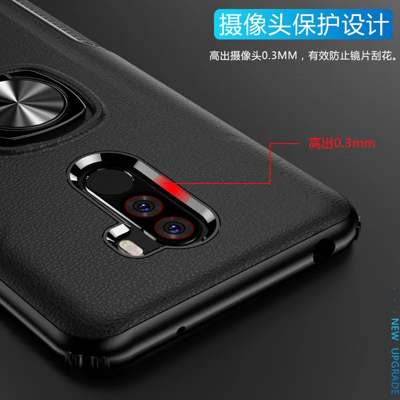 Кожаный чехол подставка для Xiaomi Poco F1 Mi 9 6X A2 8SE Redmi Note 7 5 Pro 4 4X Plus Магнитный защитный