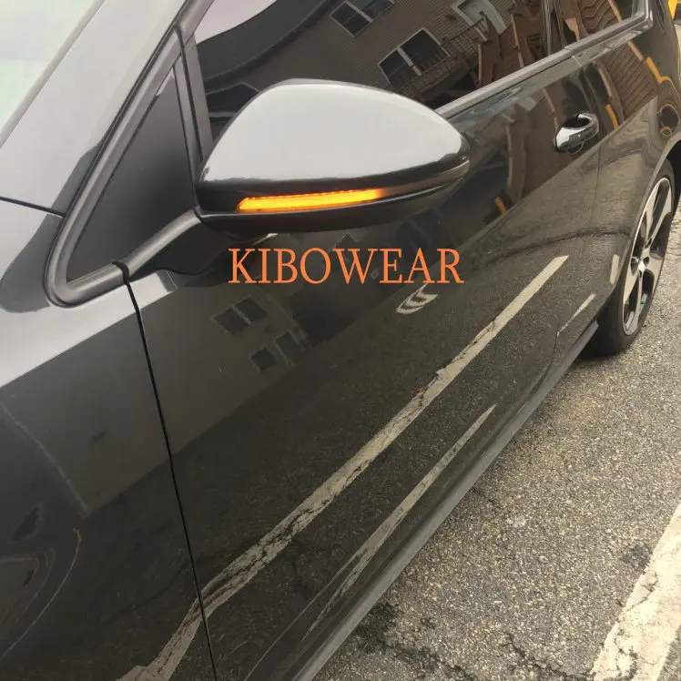 Светодиодный индикатор зеркала заднего вида для VW GTI Golf 7 VII MK7 мигалка ретранслятор светильник динамический сигнал поворота