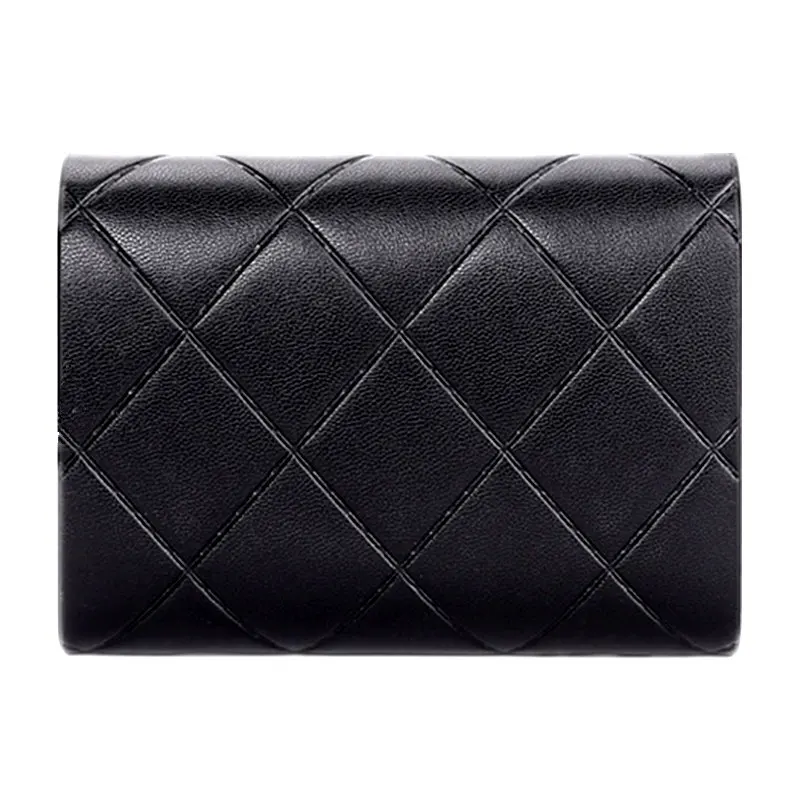 Простой Цветочный с застежкой из натуральной кожи женские визитницы в клетку