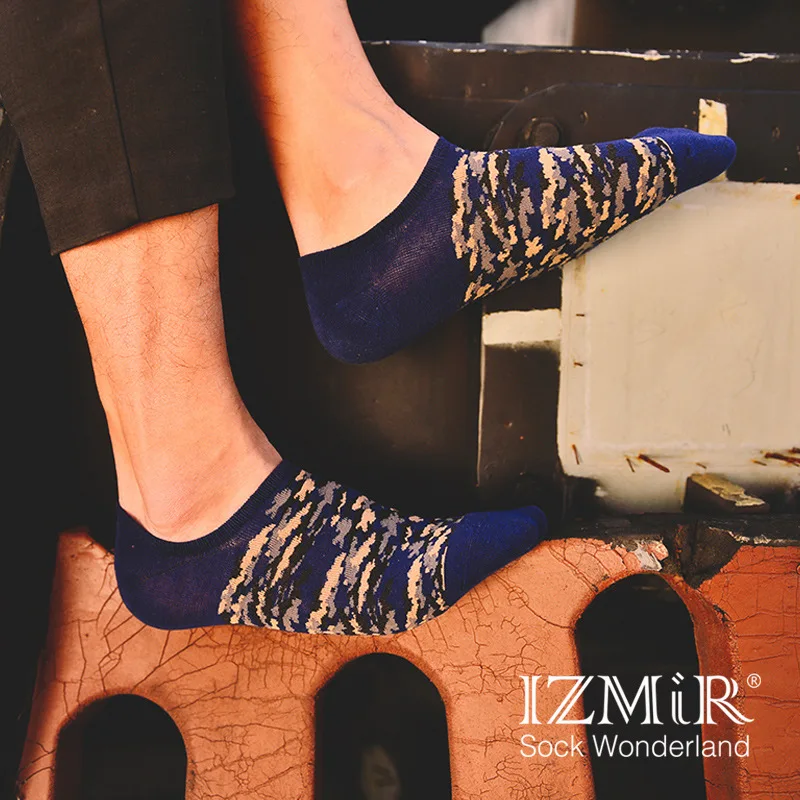 10 Пар/лот весна и осень мужские носки 200N камуфляж низкие хлопчатобумажные все