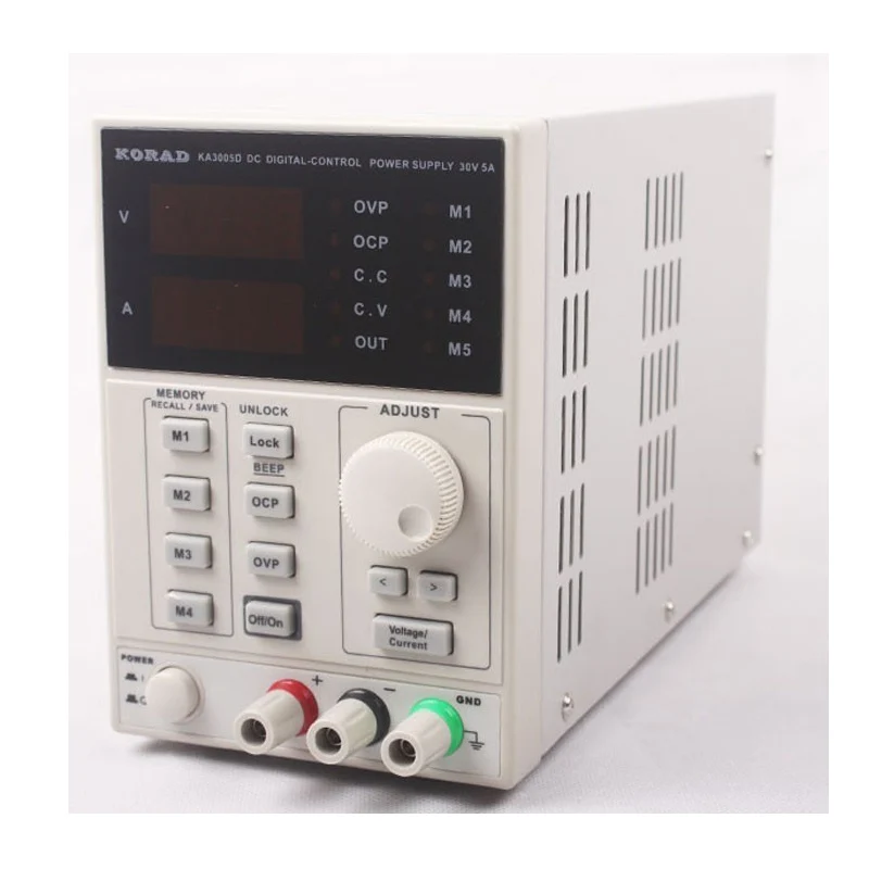 KA3005D Высокоточный Регулируемый цифровой источник питания постоянного тока 4Ps mA 30 V/5A для научно-исследовательского обслуживания лаборатории