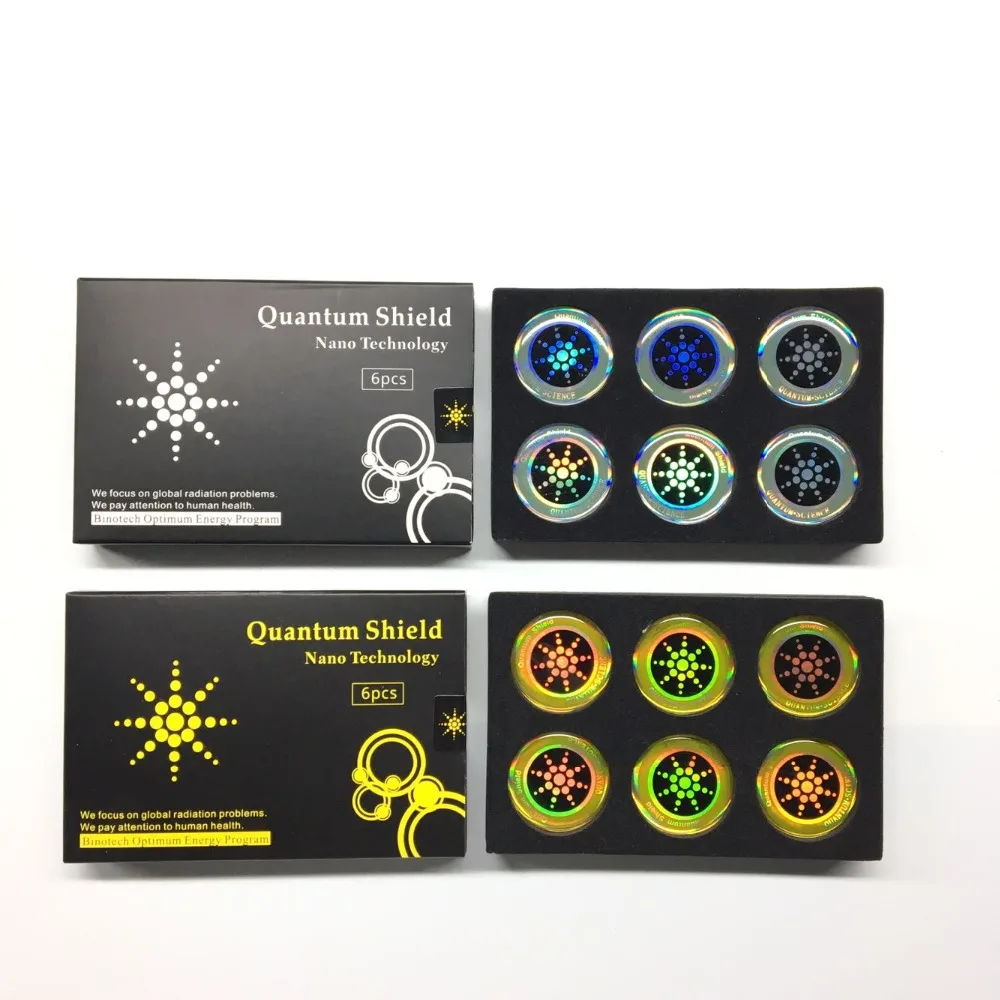6 шт. Quantum Shield стикер мобильный телефон для сотового телефона защита от излучения