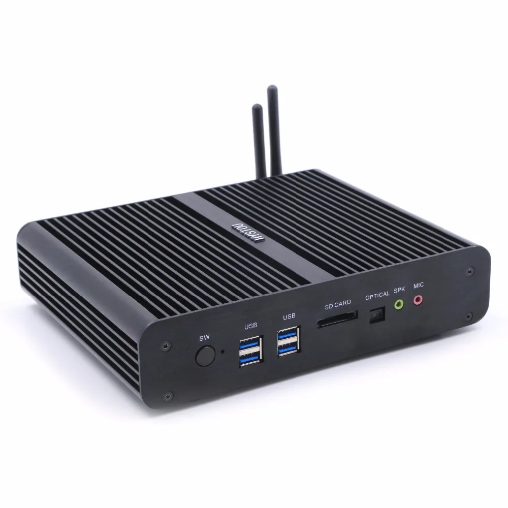 Intel Core i7 Mini PC 4500u Fanless Computer With Dual Lan 2 HDMI Desktop From China | Компьютеры и офис - Фото №1