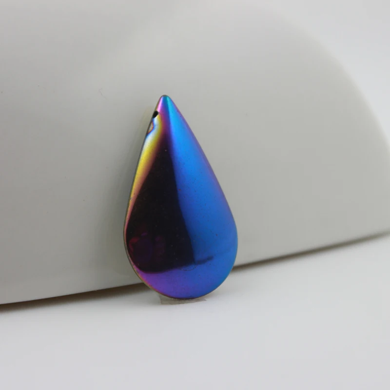 Лидер продаж модная Радужная подвеска в виде капли воды из гематита аксессуары