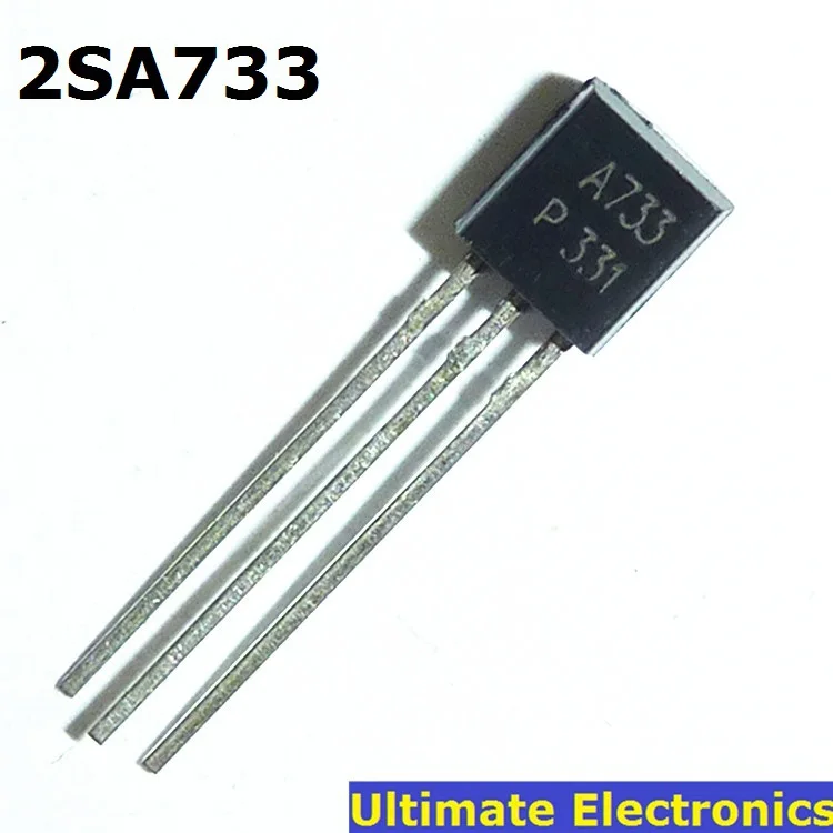 

100pcs 2SA733 TRANSISTOR PNP 50V / 0.1A / 0.25 WATT A733