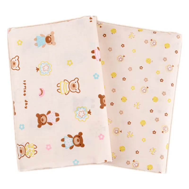 2 шт. постельное льняное стеганое одеяло из хлопка с изображением медведя