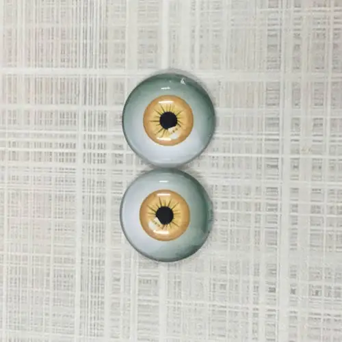 Круглый стеклянный кабошон 12 мм в разных стилях с плоской задней стороной