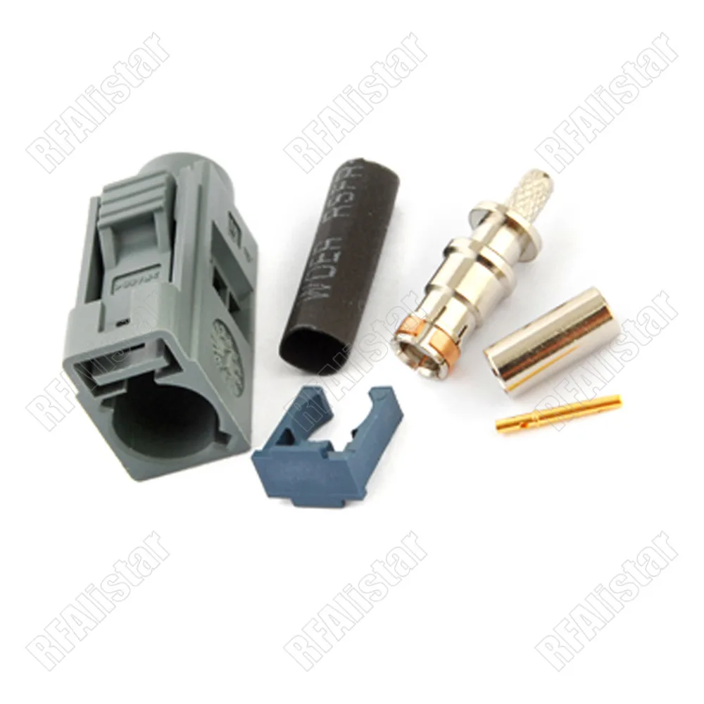 Fakra G Crimp Female SMB Connector Grey /7031 Remote control keyless entry For RG316 RG174 LMR100 Cable | Обустройство дома