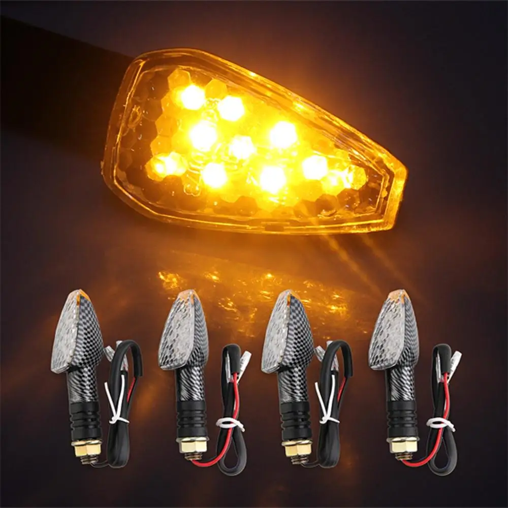 

free shipping!!! 2 x 10 LED Amber Motorcycle Turn Signal Indicator Light Blinker