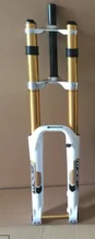 ZOOM 680DH AMS 2" дисковый тормоз DH для горного велосипеда, подвесная Вилка передней оси, сплав, вилки для велосипеда, горные плечи, 20 мм, катушка, диск - Цвет: white