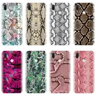 Задняя крышка из тпу для Huawei Nova 2i 2 Lite Plus 3 3I 3E, силиконовый мягкий роскошный чехол со змеиной кожей для телефона Huawei Nova Smart Lite 2017