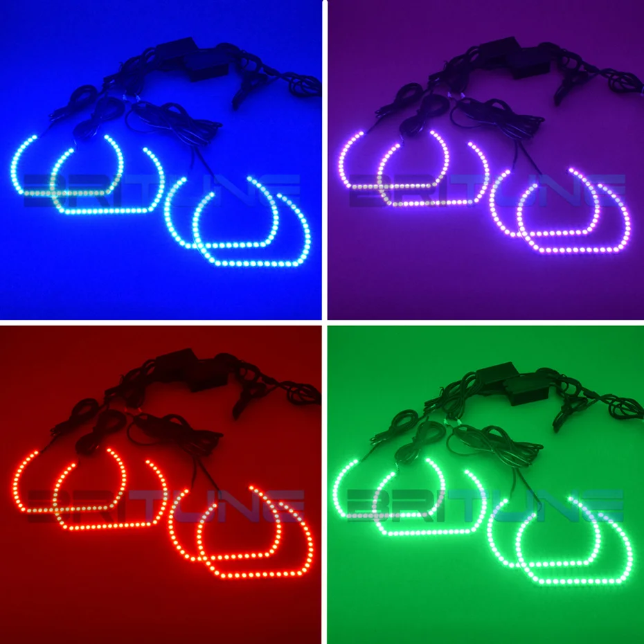 Britune RGB ангельские глазки для Chevrolet Silverado аксессуары беговой платы Автомобильные
