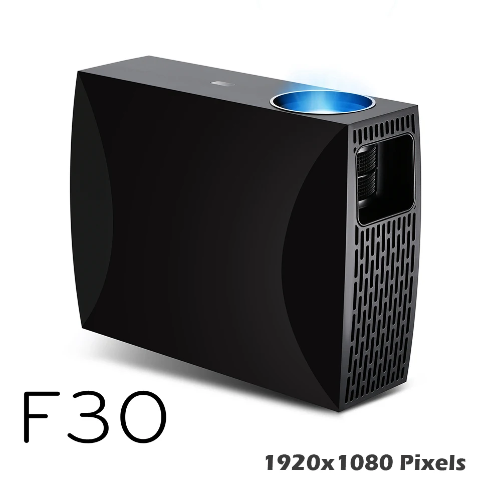 Vivicine F30 1920X1080 Full HD проектор, HDMI USB PC 1080p светодиодный домашний мультимедийный видеопроектор
