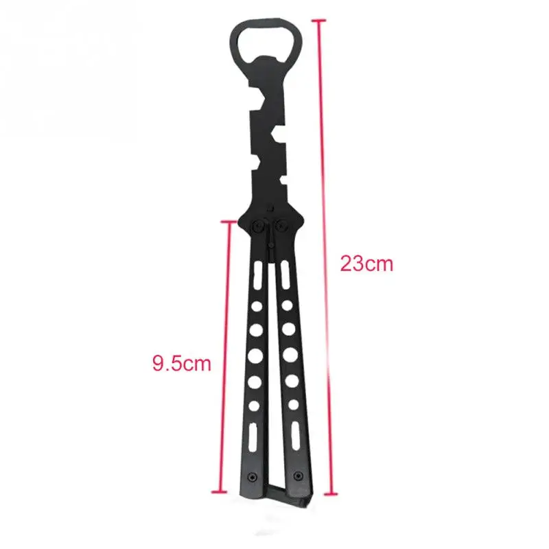 1 шт. Нержавеющая сталь открывалка для бутылок в виде бабочки Ножи Стиль барный инвентарь пива открывалка многоцелевой тренер инструмент#20