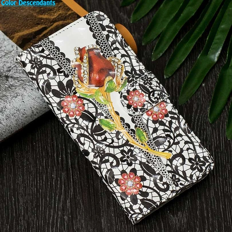 3D screw rose Из искусственной кожи с откидной крышкой чехол-бумажник чехол для samsung Galaxy A6 A8 A5 J510 J7 J3 J5 J4 J6 плюс J330 J530 J730 чехол s Чехол-футляр - Цвет: 3D screw rose
