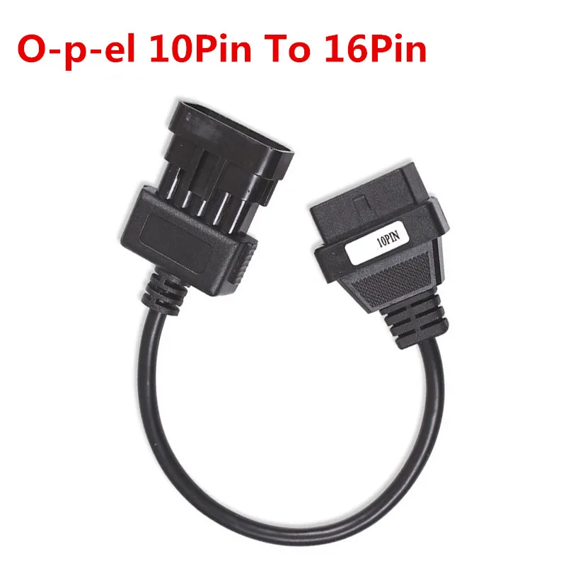 OBD2 OPCOM V1.99 1,95 1,78 1,70 для Opel OP COM OP-COM с прошивкой PIC18F458 V1.95 A+ диагностический инструмент для Opel OP COM - Цвет: O-pel 10pin to 16Pin