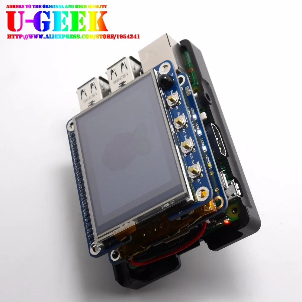 Плата для HAT Pi 3B/Raspberry 4/3B +/3A +/2B/4B/Zero w адаптер аккумулятора Raspberry источник питания