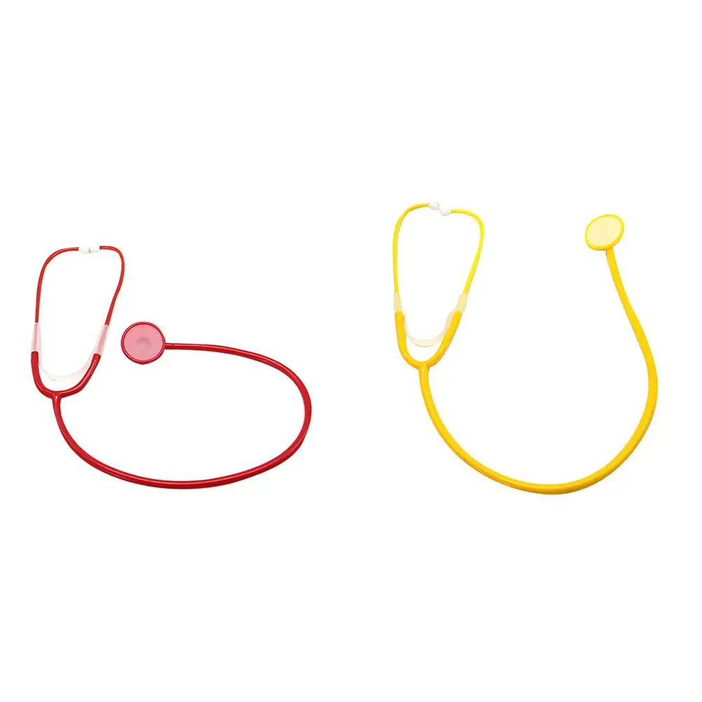 Puzzle Children Science Popularization Stethoscope Toy Play House Toys Children's DIY Simulation Stethoscop Random Color | Игрушки и