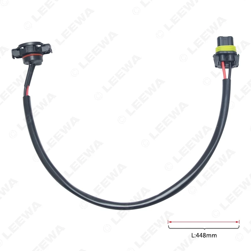 LEEWA 2 шт. автомобильный 12 В 9006 в H16/5202 Штекер кабель питания удлинитель провода