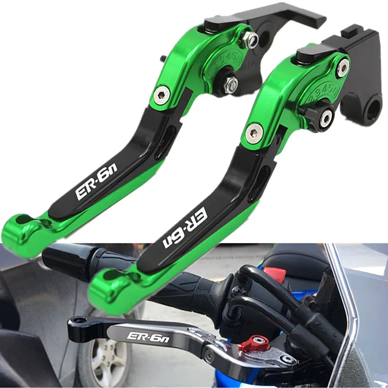 KAWASAKI ER6N Рычаги сцепления Регулируемые Складные Выдвижные тормоза рычаги для