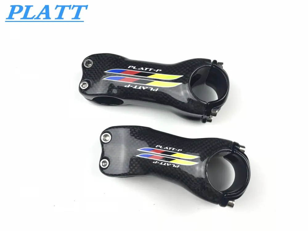 PLATT-wss Carbone Stem Road Bike MTB Bicycle Parts 31.8 * 70/80/90/100/110/120 /130mm Angle 6/17 3 K Brillia |