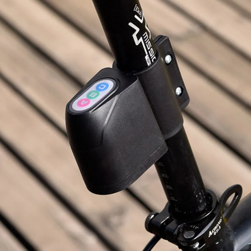 Smart Wireless Remote Control Bike Bicycle Alarm Siren Shock Vibration Sensor Cycling Lock Anti-Theft Guard Burglar Alarm