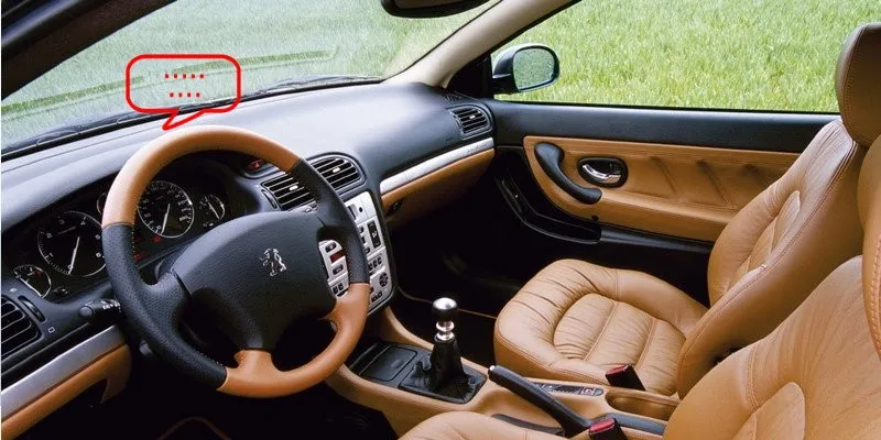 Liislee автомобильный проектор экран для peugeot 406 407 2D coupe/4D Седан безопасное вождение отражающее лобовое стекло HUD Дисплей