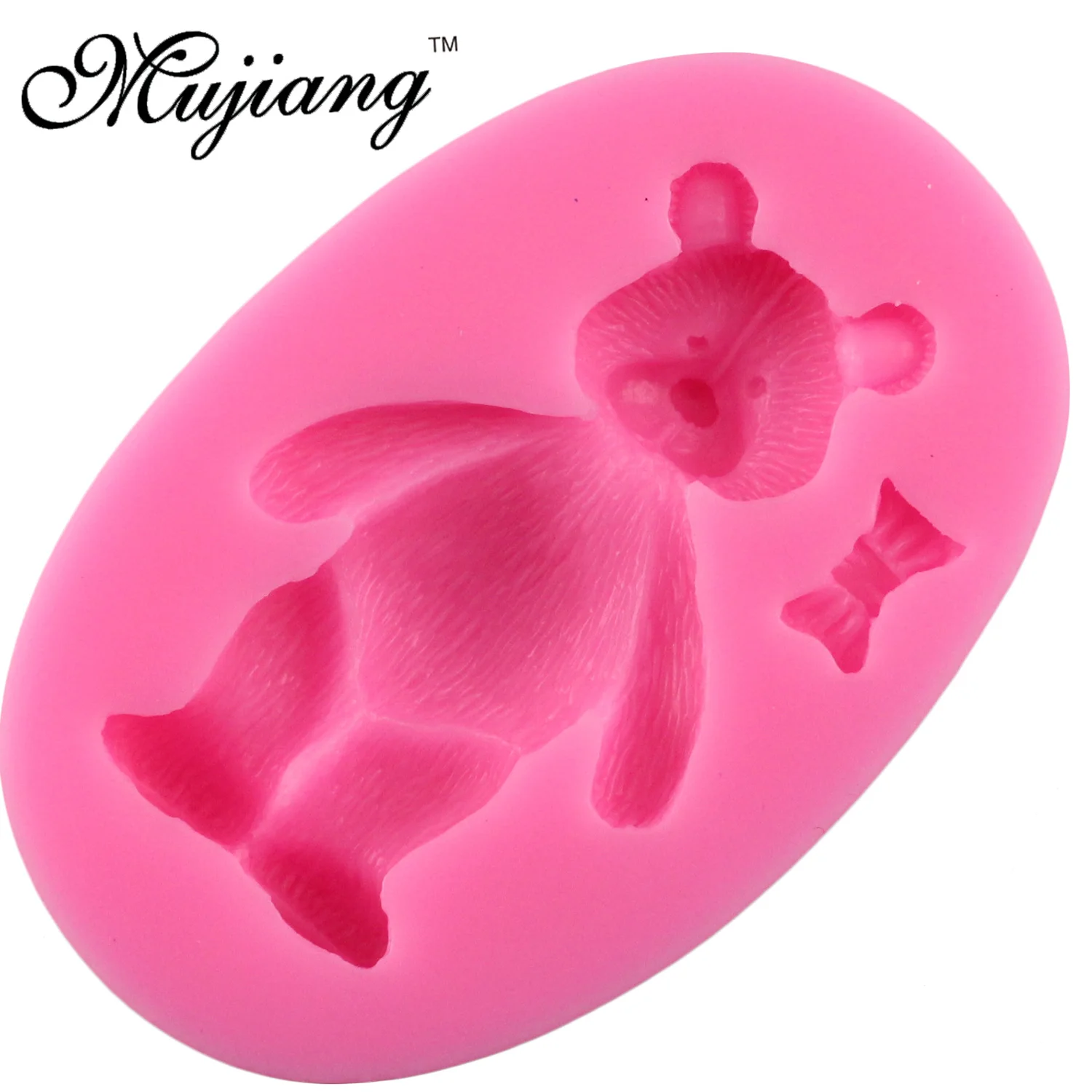 Медведь Кондитерские помадные силиконовые формы Детские вечерние инструменты для украшения кексов Полимерная глина формы для мыла шоколадные формы для мастики