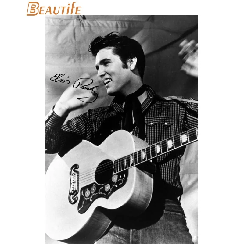 Индивидуальный Шелковый постер на холсте Elvis Presley новинка печать вашего