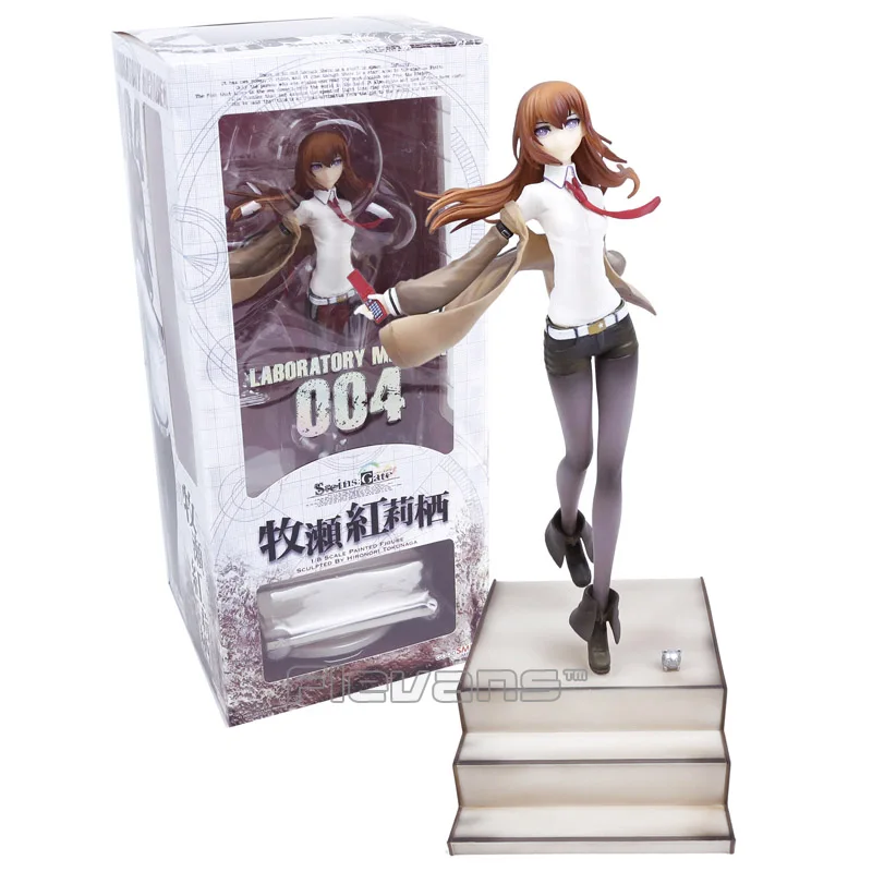 Крашеная фигурка из лаборатории Steins Gate Makise Kurisu 004 масштаб 1/8 Коллекционная модель