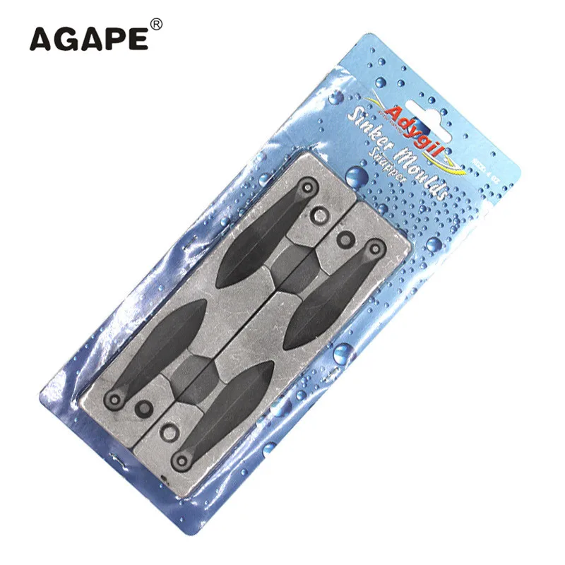 Agape DIY рыболовные снаппер грузило прессформы ADSNSM/4oz Snapper 112g 2 полостей|Рыболовные