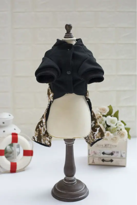 FY48 крутые теплые худи для домашних собак Солнцезащитная камуфляжная одежда