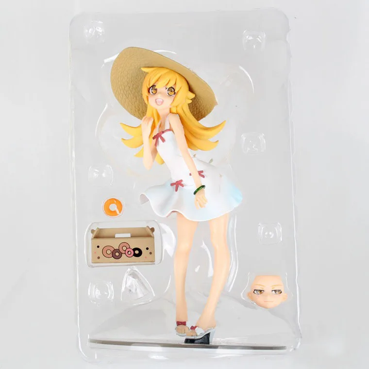 17 см аниме Monogatari Bakemonogatari Oshino Shinobu расписанный ПВХ фигурка Коллекционная модель