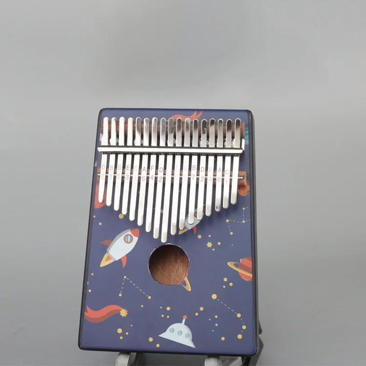 Kalimba Mbira Sanza 17 клавиш для большого пальца пианино карманный размер для начинающих дружественная поддерживающая сумка и клавиатура музыкальный инструмент