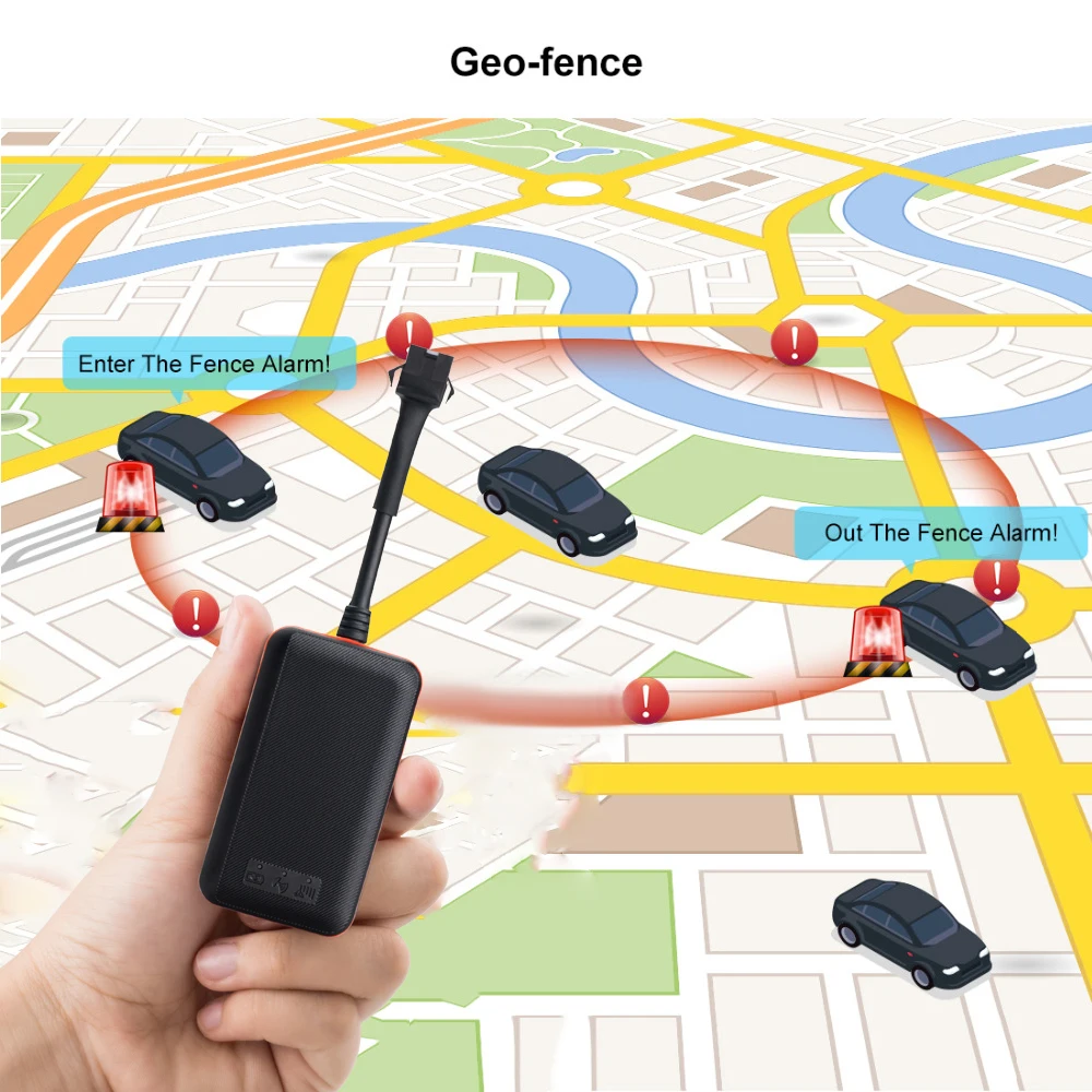 Мини GPS трекер Автомобильный водонепроницаемый IP66 TK108 2G/GSM локатор Отключение