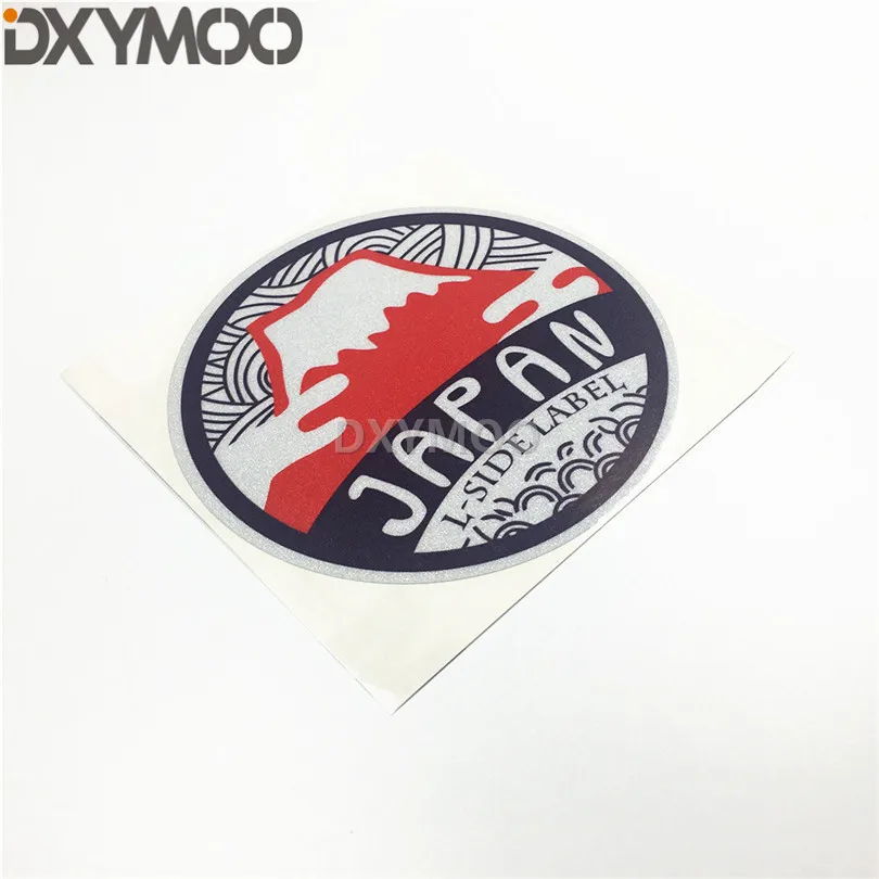 Car Styling Vinyl Decal Japanese Made In Japan Sun Moutain Fuji L-side Label Motor Bike Sticker Reflective | Автомобили и