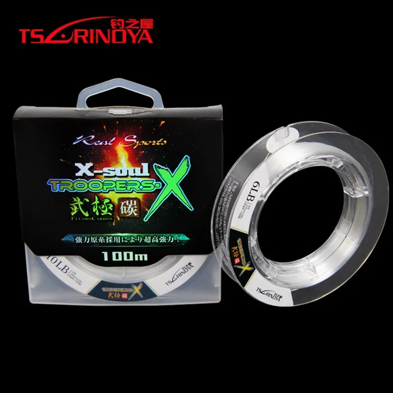 Tsurinoya 100 м 1 5 #-3 # luorocarbon леска супер сильная брендовая чистая Linha De Pesca японская |